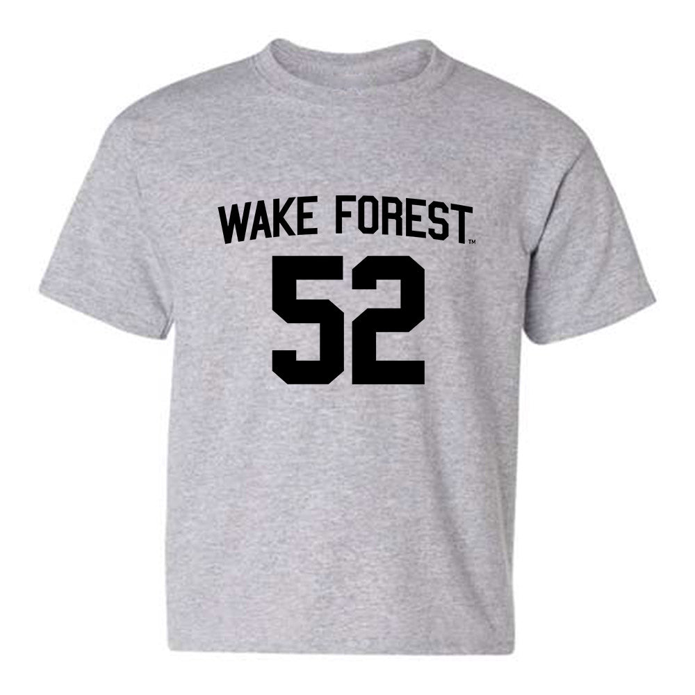 Wake Forest - NCAA Football : Spencer Clapp - Youth T-Shirt