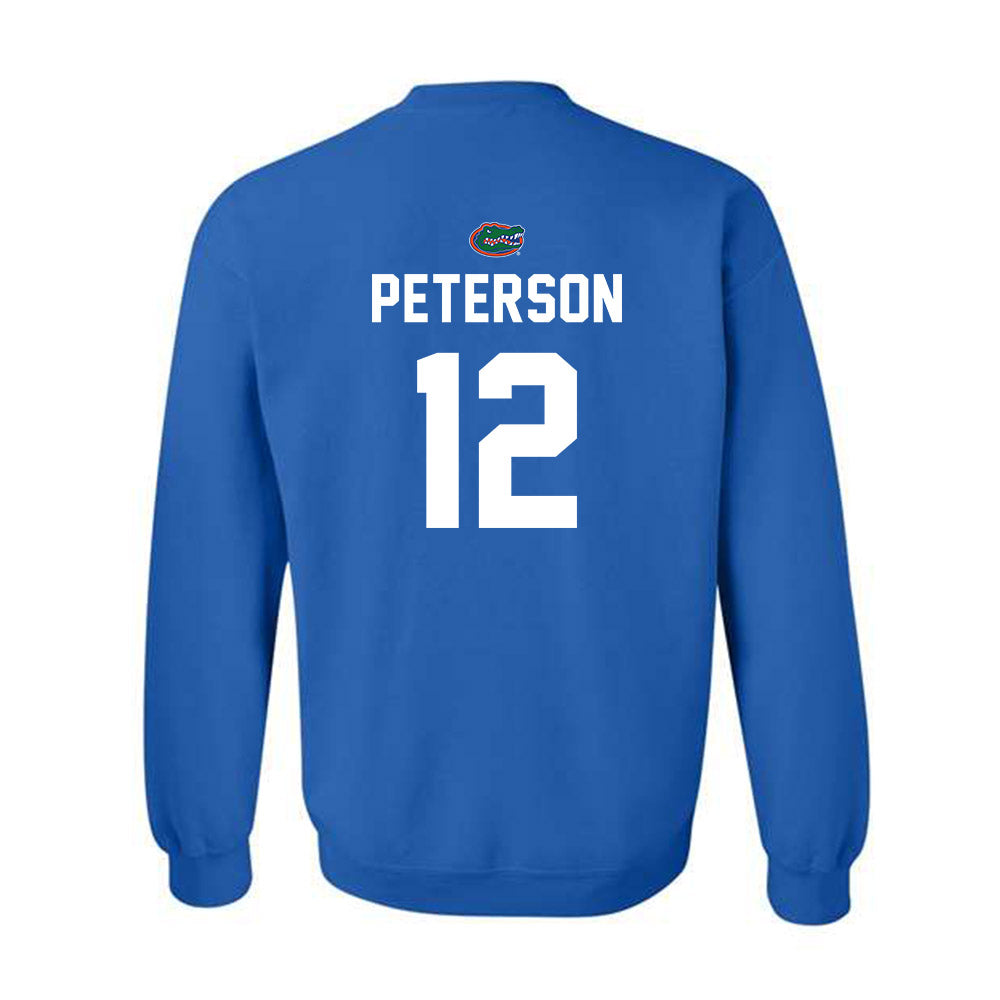 Florida - NCAA Baseball : Liam Peterson - Crewneck Sweatshirt Replica Shersey