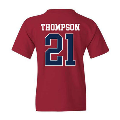 Ole Miss - NCAA Softball : Grace Thompson - Youth T-Shirt Replica Shersey