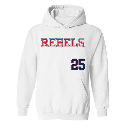 Ole Miss - NCAA Softball : Tenly Grisham - Hooded Sweatshirt Replica Shersey