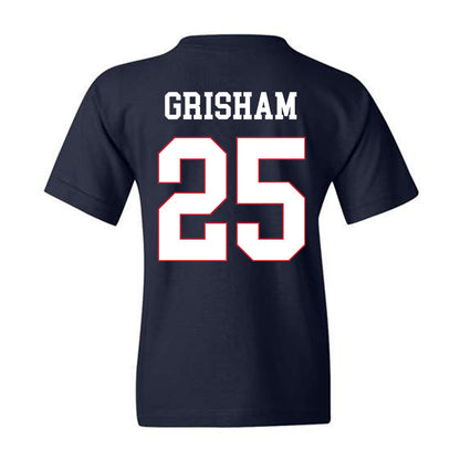Ole Miss - NCAA Softball : Tenly Grisham - Youth T-Shirt Replica Shersey