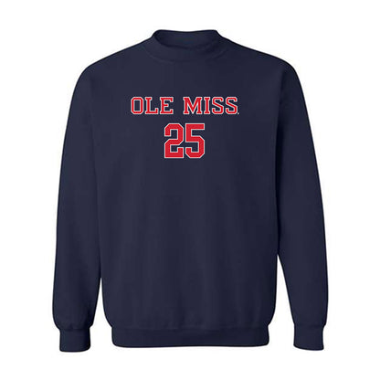 Ole Miss - NCAA Softball : Tenly Grisham - Crewneck Sweatshirt Classic Shersey