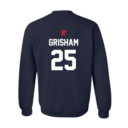 Ole Miss - NCAA Softball : Tenly Grisham - Crewneck Sweatshirt Sports Shersey