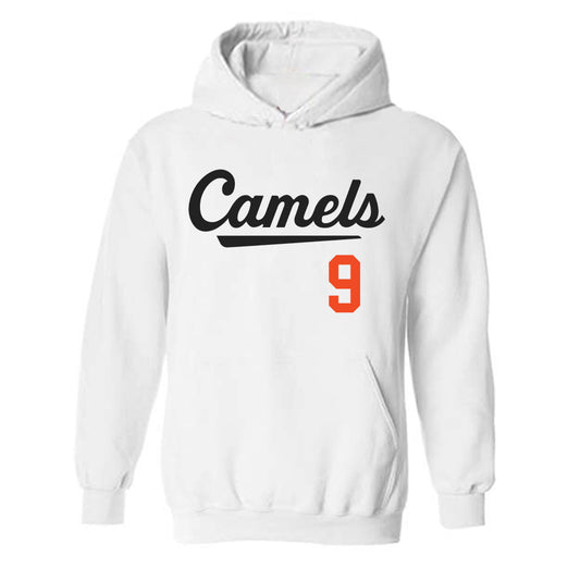 Campbell - NCAA Baseball : Andrew Schuldt - Hooded Sweatshirt Replica Shersey