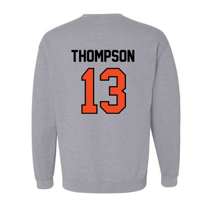 Campbell - NCAA Baseball : Jackson Thompson - Crewneck Sweatshirt Classic Shersey