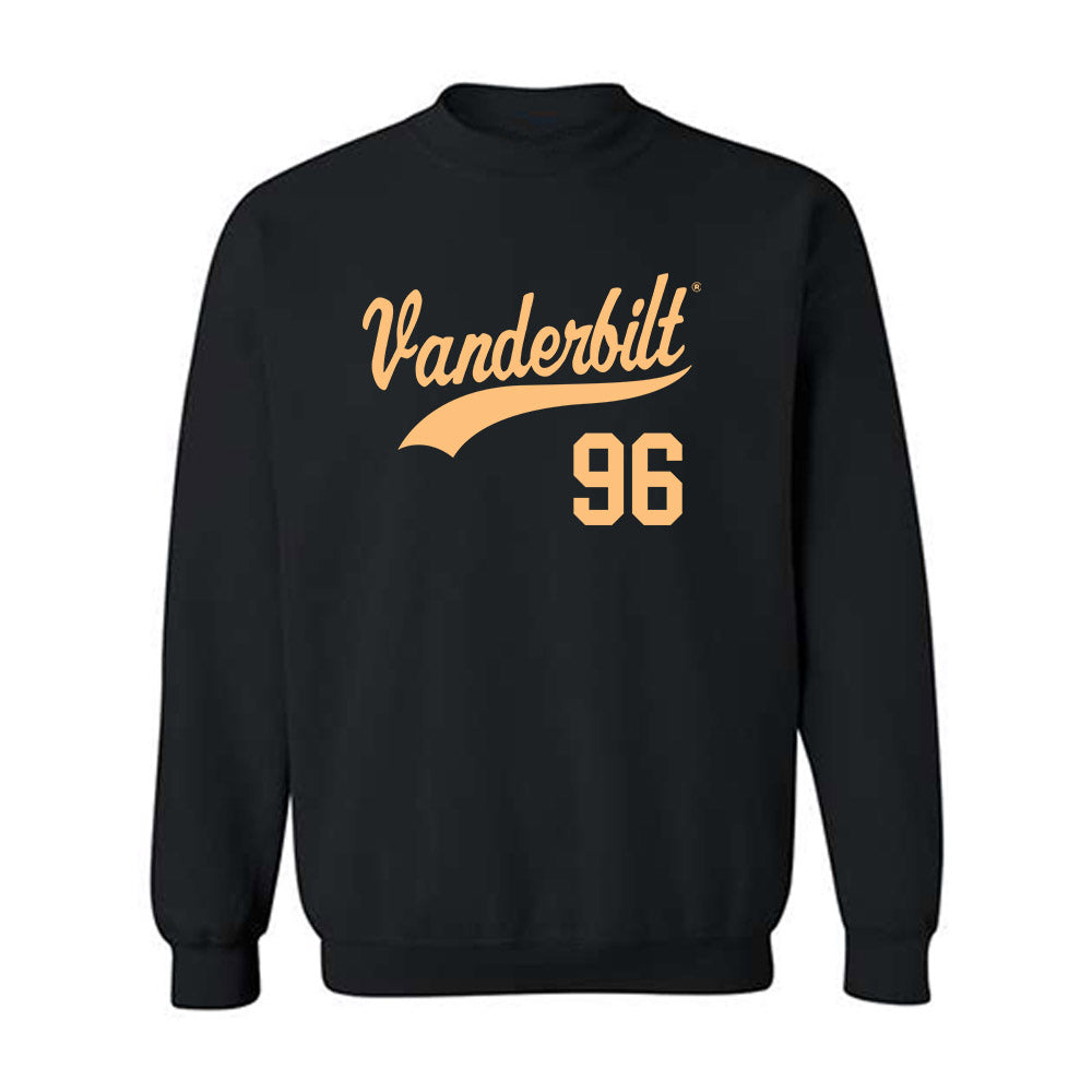 Vanderbilt - NCAA Baseball : Nathan Teague - Crewneck Sweatshirt Replica Shersey