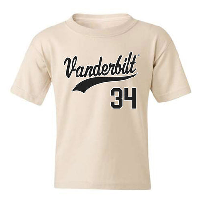 Vanderbilt - NCAA Baseball : Brennan Seiber - Youth T-Shirt Replica Shersey