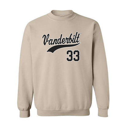 Vanderbilt - NCAA Baseball : Luke Guth - Crewneck Sweatshirt Replica Shersey