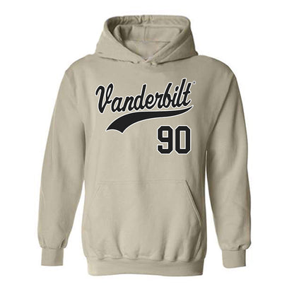 Vanderbilt - NCAA Baseball : Miller Green - Hooded Sweatshirt Replica Shersey