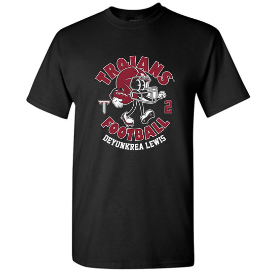 Troy - NCAA Football : Deyunkrea Lewis Fashion Shersey Short Sleeve T-Shirt