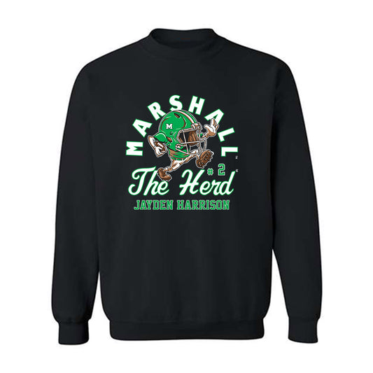 Marshall - NCAA Football : Jayden Harrison Fashion Shersey Sweatshirt
