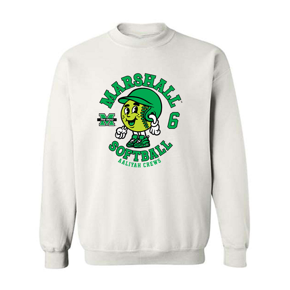 Marshall - NCAA Softball : Aaliyah Crews - Crewneck Sweatshirt Fashion Shersey