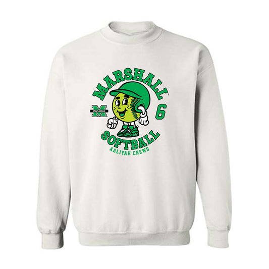 Marshall - NCAA Softball : Aaliyah Crews - Crewneck Sweatshirt Fashion Shersey