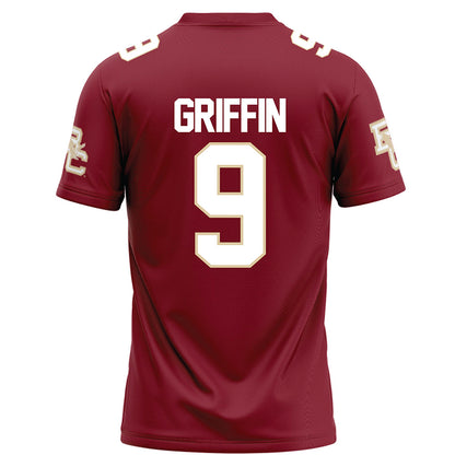 Boston College - NCAA Football : Josiah Griffin - Maroon Jersey