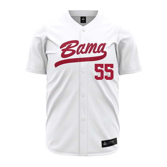 Alabama - NCAA Softball : Alea Johnson - White Jersey