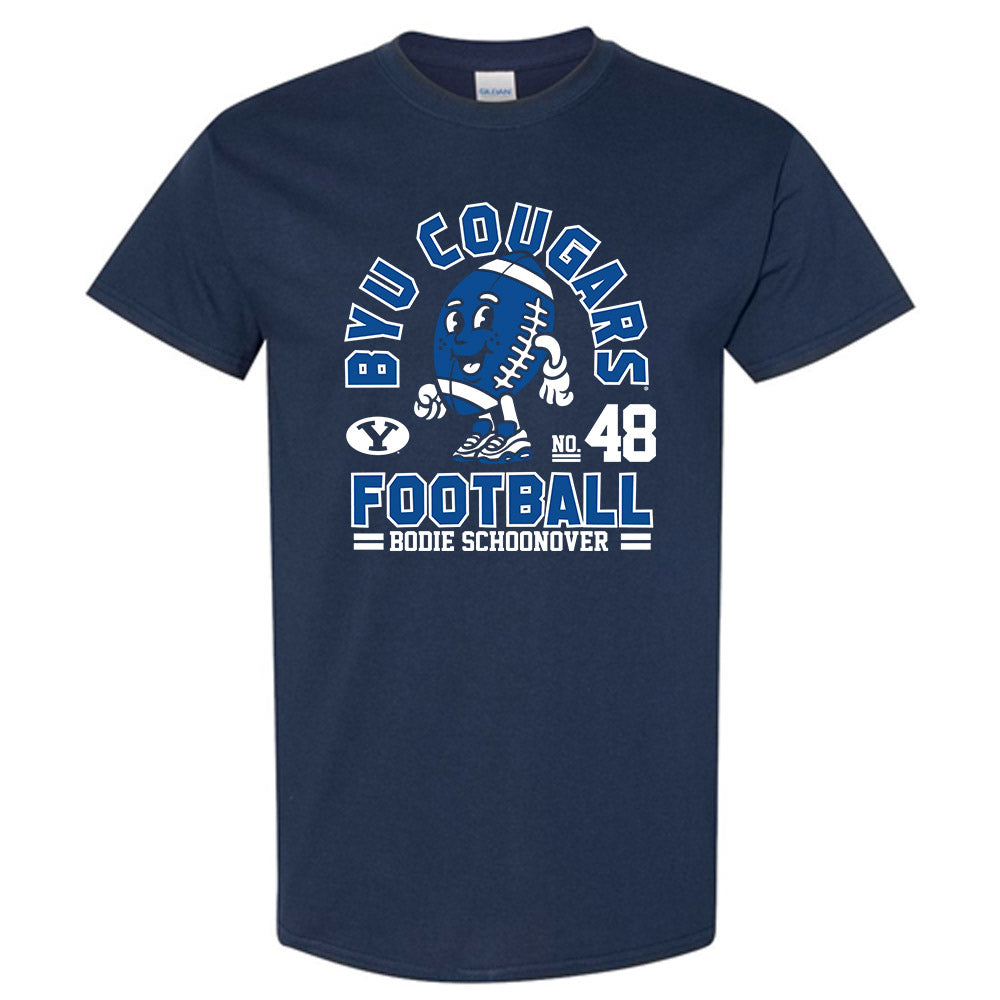 BYU - NCAA Football : Bodie Schoonover Fashion Shersey Short Sleeve T-Shirt