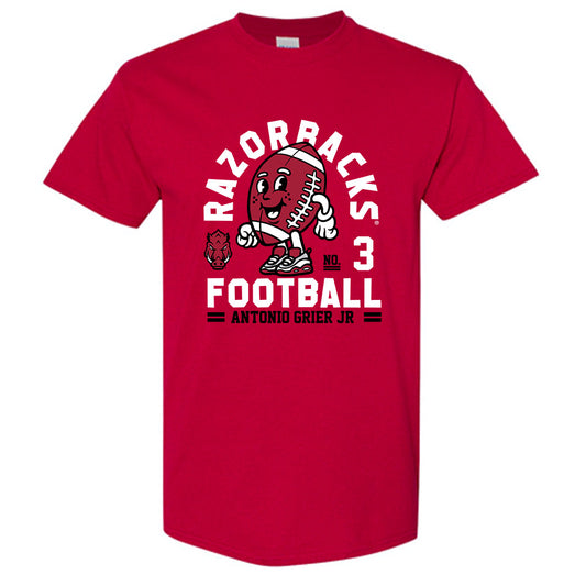 Arkansas - NCAA Football : Antonio Grier Jr Fashion Shersey Short Sleeve T-Shirt
