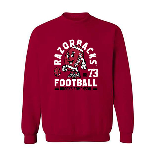 Arkansas - NCAA Football : Brooks Edmonson Fashion Shersey Sweatshirt