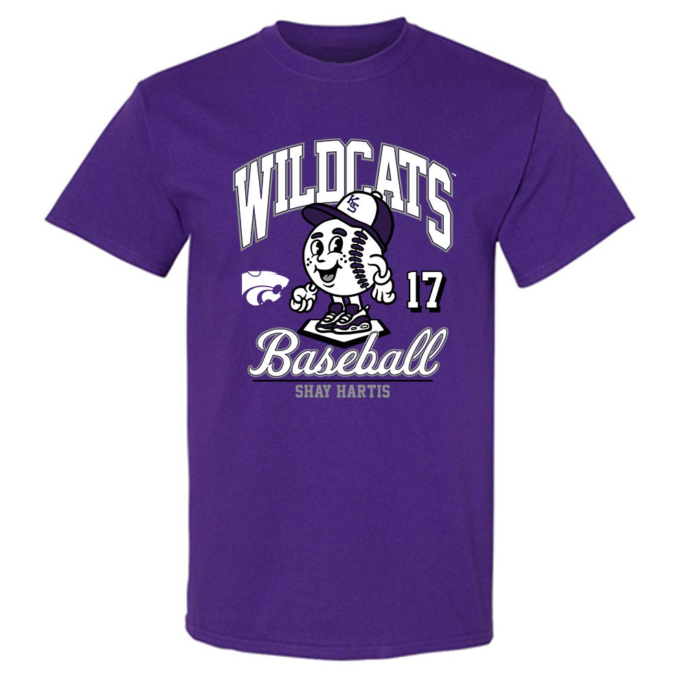 Kansas State - NCAA Baseball : Shay Hartis - T-Shirt Fashion Shersey