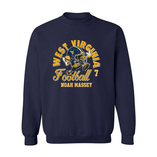 West Virginia - NCAA Football : Noah Massey - Fashion Shersey Sweatshirt