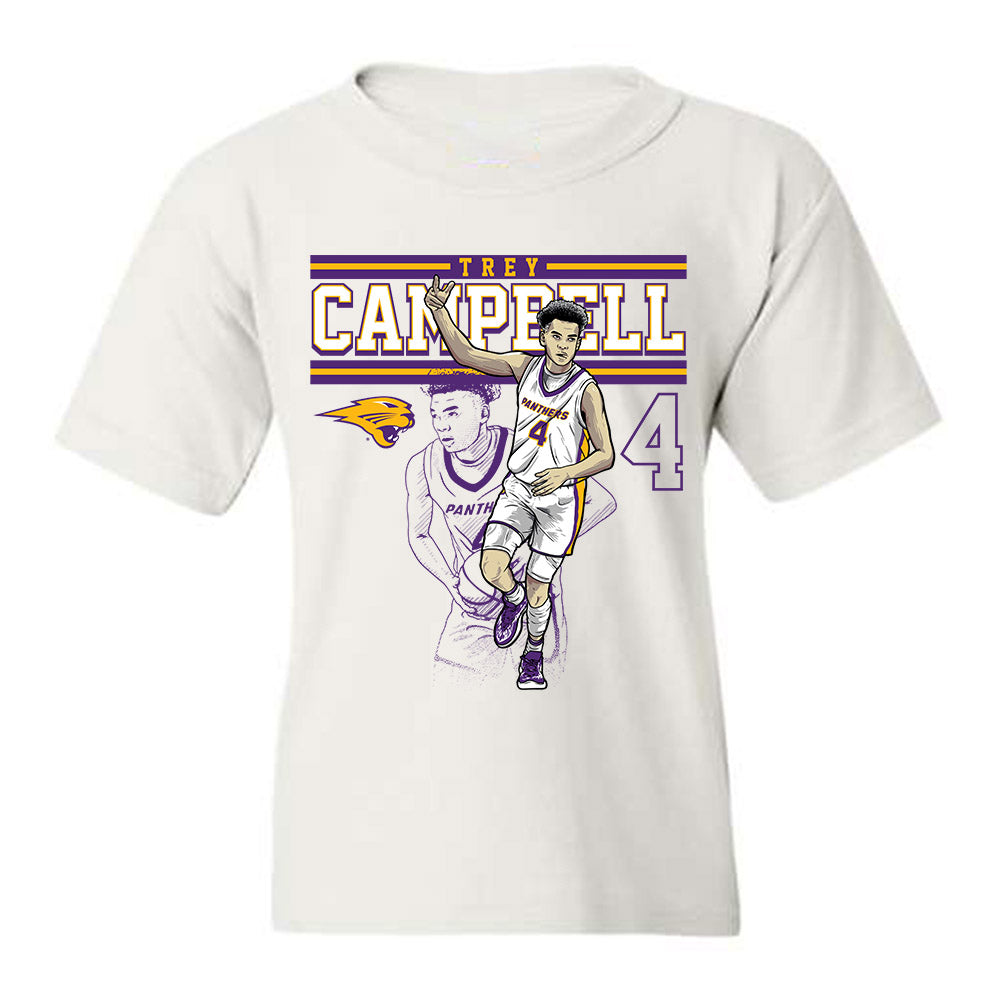 Northern Iowa - NCAA Men's Basketball : Trey Campbell Youth T-Shirt