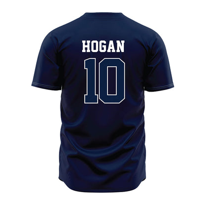 Oral Roberts - NCAA Baseball : Matthew Hogan - Baseball Jersey Navy