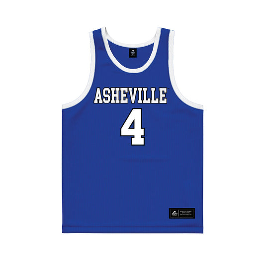 UNC Asheville - NCAA Men's Basketball : Drew Pember - Basketball Jersey Basketball Jersey