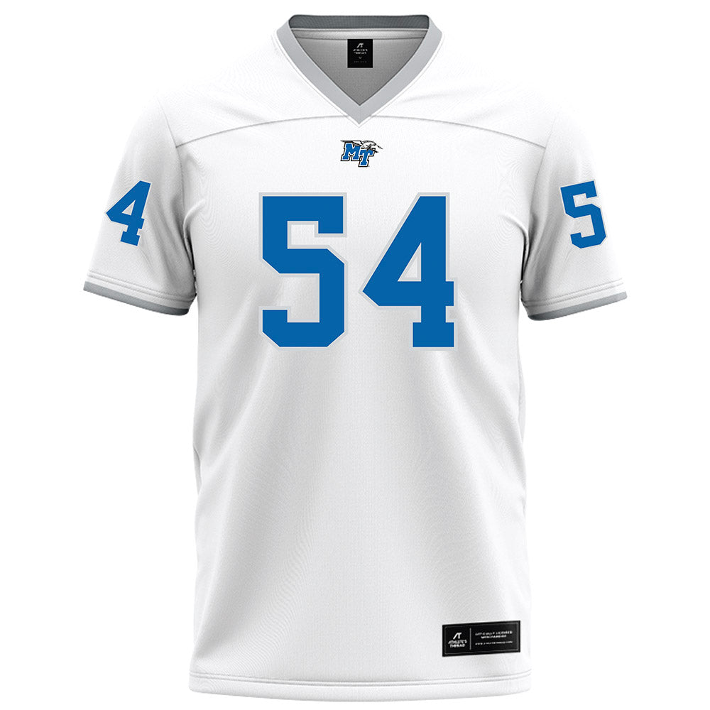 MTSU - NCAA Football : Connor Dougherty - White Jersey