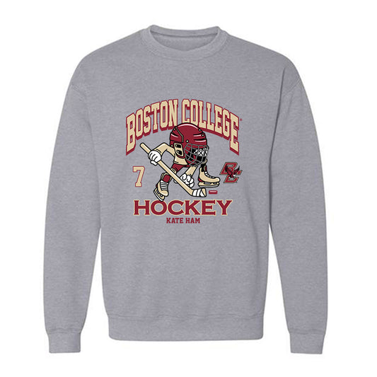 Boston College - NCAA Women's Ice Hockey : Kate Ham - Crewneck Sweatshirt Fashion Shersey