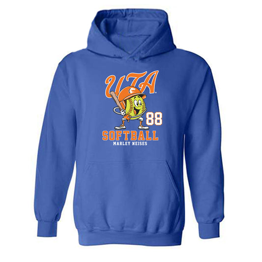 Texas Arlington - NCAA Softball : Marley Neises - Hooded Sweatshirt Fashion Shersey