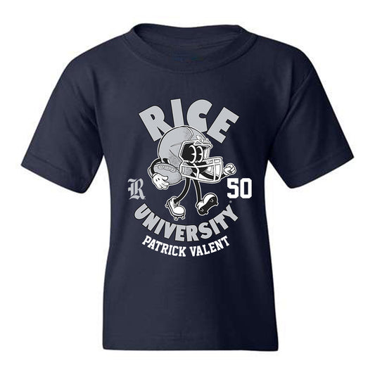 Rice - NCAA Football : Patrick Valent - Youth T-Shirt Fashion Shersey