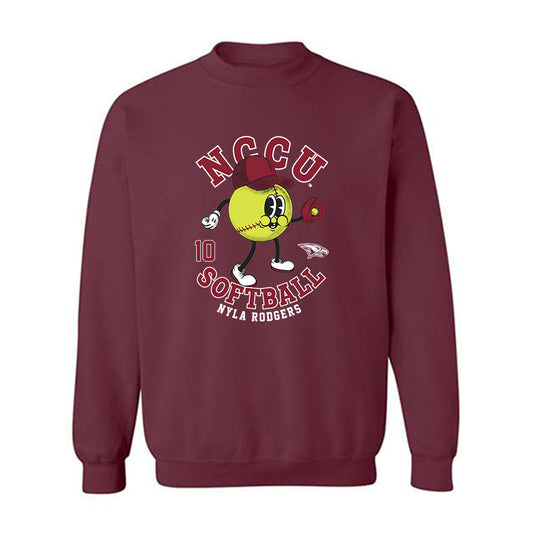 NCCU - NCAA Softball : Nyla Rodgers - Crewneck Sweatshirt Fashion Shersey