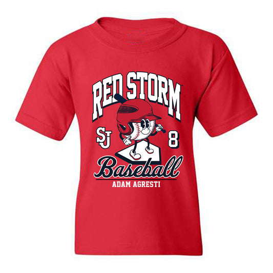 St. Johns - NCAA Baseball : Adam Agresti - Youth T-Shirt Fashion Shersey