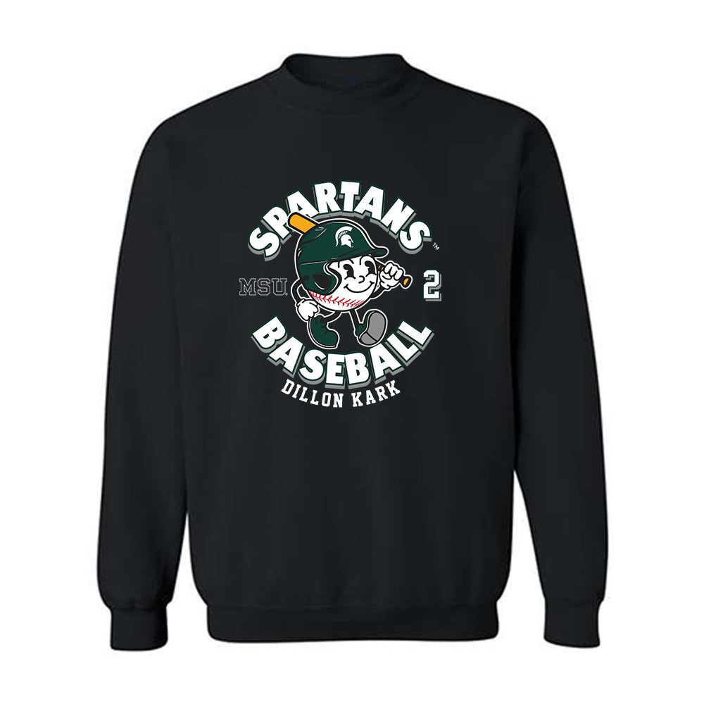 Michigan State - NCAA Baseball : Dillon Kark - Crewneck Sweatshirt Fashion Shersey
