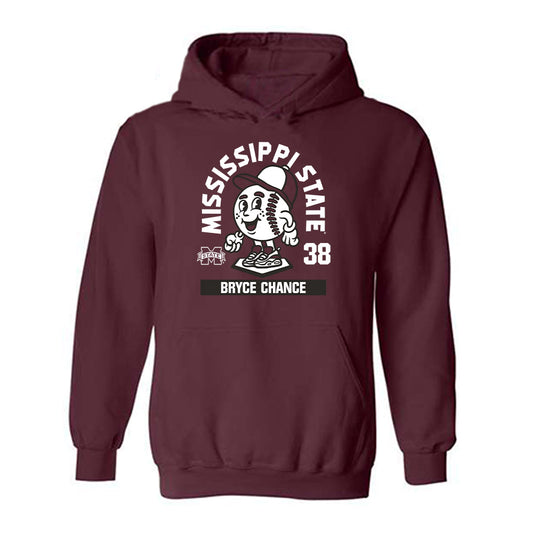 Mississippi State - NCAA Baseball : Bryce Chance - Hooded Sweatshirt Fashion Shersey