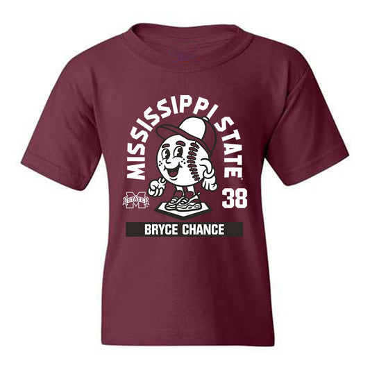 Mississippi State - NCAA Baseball : Bryce Chance - Youth T-Shirt Fashion Shersey