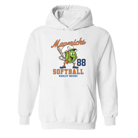 Texas Arlington - NCAA Softball : Marley Neises - Hooded Sweatshirt Fashion Shersey