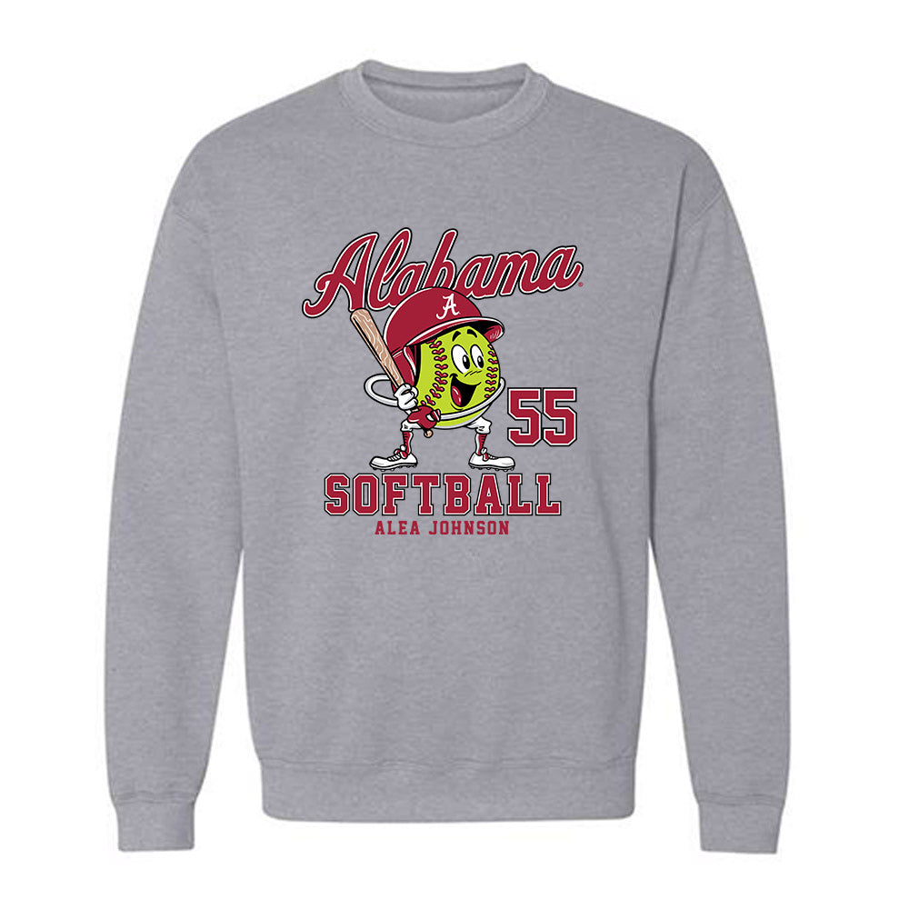 Alabama - NCAA Softball : Alea Johnson - Crewneck Sweatshirt Fashion Shersey