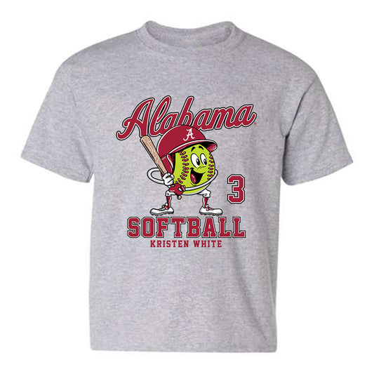 Alabama - NCAA Softball : Kristen White - Youth T-Shirt Fashion Shersey