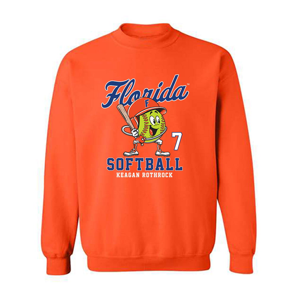 Florida - NCAA Softball : Keagan Rothrock - Crewneck Sweatshirt Fashion Shersey