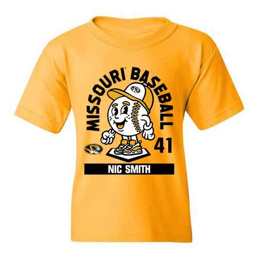 Missouri - NCAA Baseball : Nic Smith - Youth T-Shirt Fashion Shersey