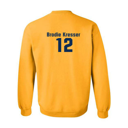 West Virginia - NCAA Baseball : Brodie Kresser - Crewneck Sweatshirt Fashion Shersey