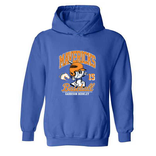 Texas Arlington - NCAA Baseball : Garrison Berkley - Hooded Sweatshirt Fashion Shersey