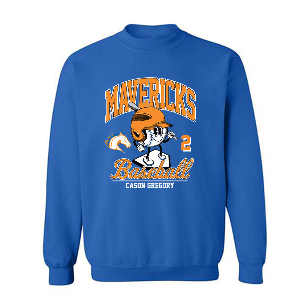 Texas Arlington - NCAA Baseball : Cason Gregory - Crewneck Sweatshirt Fashion Shersey