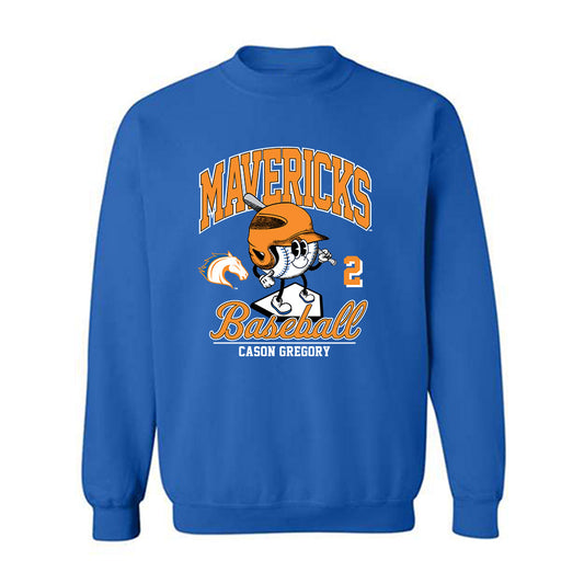 Texas Arlington - NCAA Baseball : Cason Gregory - Crewneck Sweatshirt Fashion Shersey