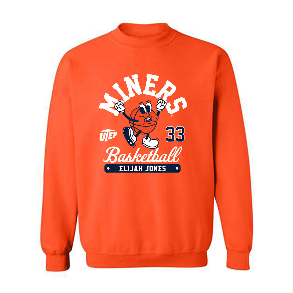 UTEP - NCAA Men's Basketball : Elijah Jones - Crewneck Sweatshirt Fashion Shersey