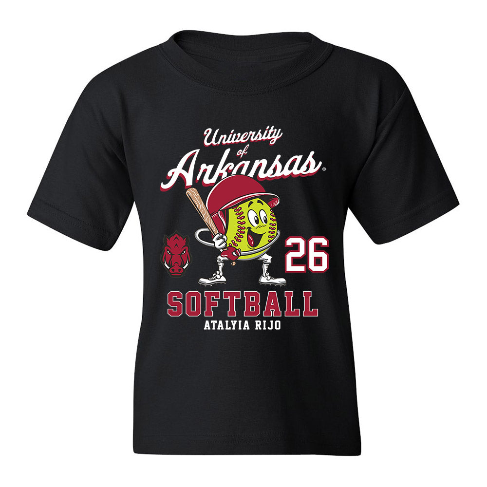 Arkansas - NCAA Softball : Atalyia Rijo - Youth T-Shirt Fashion Shersey