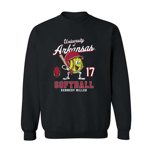 Arkansas - NCAA Softball : Kennedy Miller - Crewneck Sweatshirt Fashion Shersey