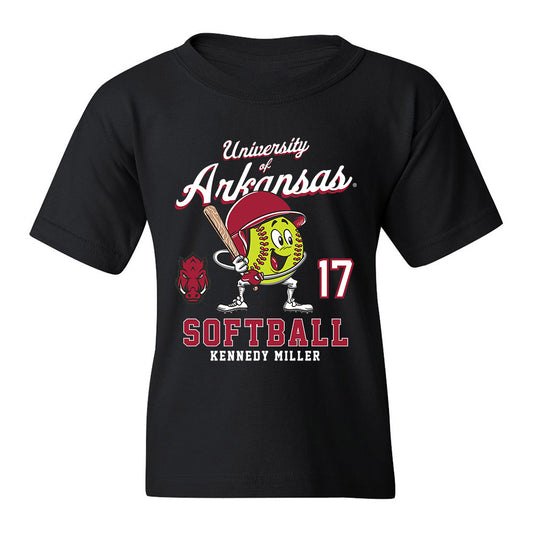 Arkansas - NCAA Softball : Kennedy Miller - Youth T-Shirt Fashion Shersey
