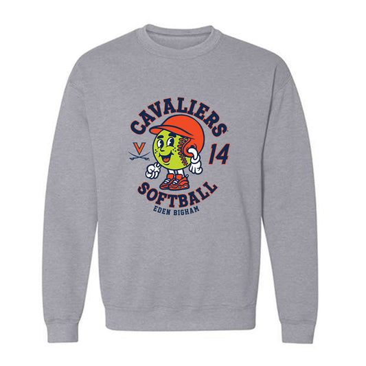 Virginia - NCAA Softball : Eden Bigham - Crewneck Sweatshirt Fashion Shersey